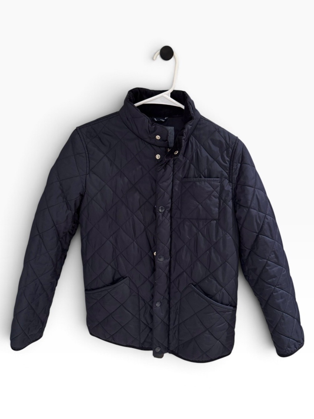Crewcuts Navy Quilted Puffer Jacket for Kids